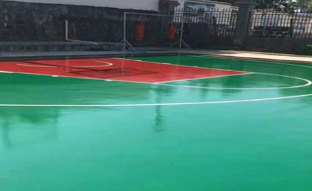 邢台篮球场翻新地面